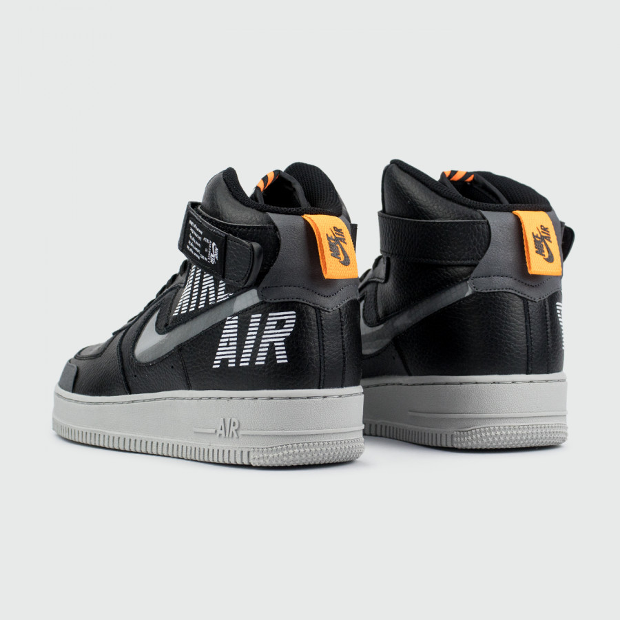 кроссовки Nike Air Force 1 High Under Construction Black / Grey