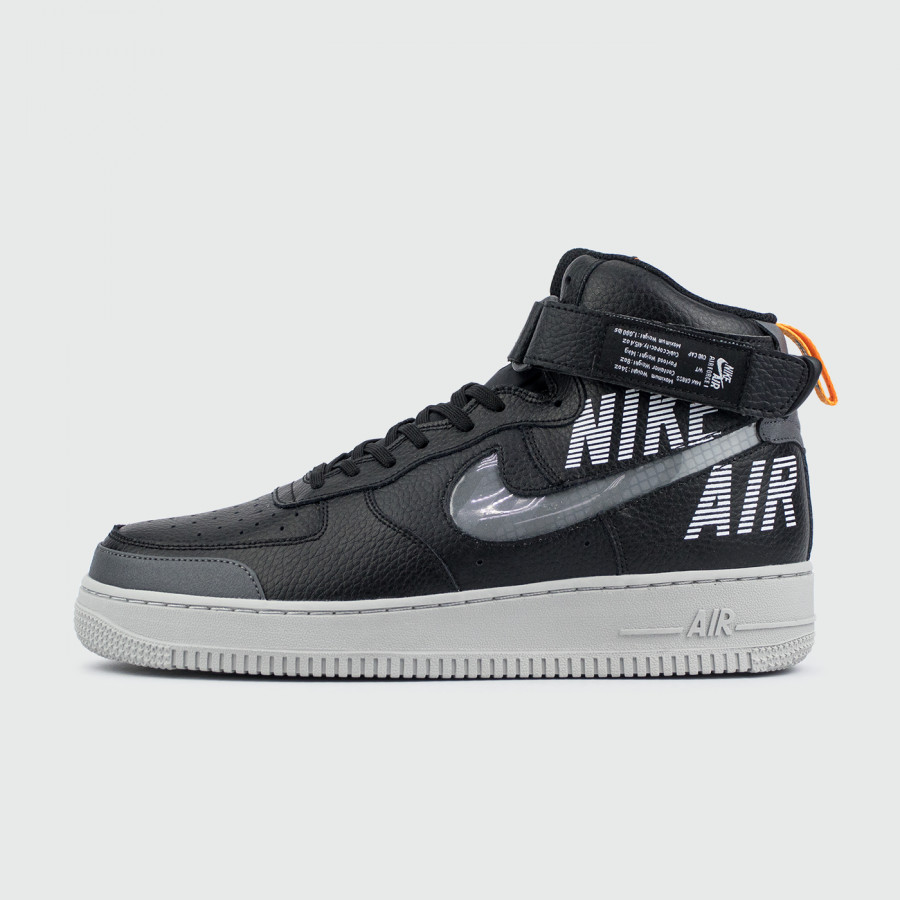 кроссовки Nike Air Force 1 High Under Construction Black / Grey