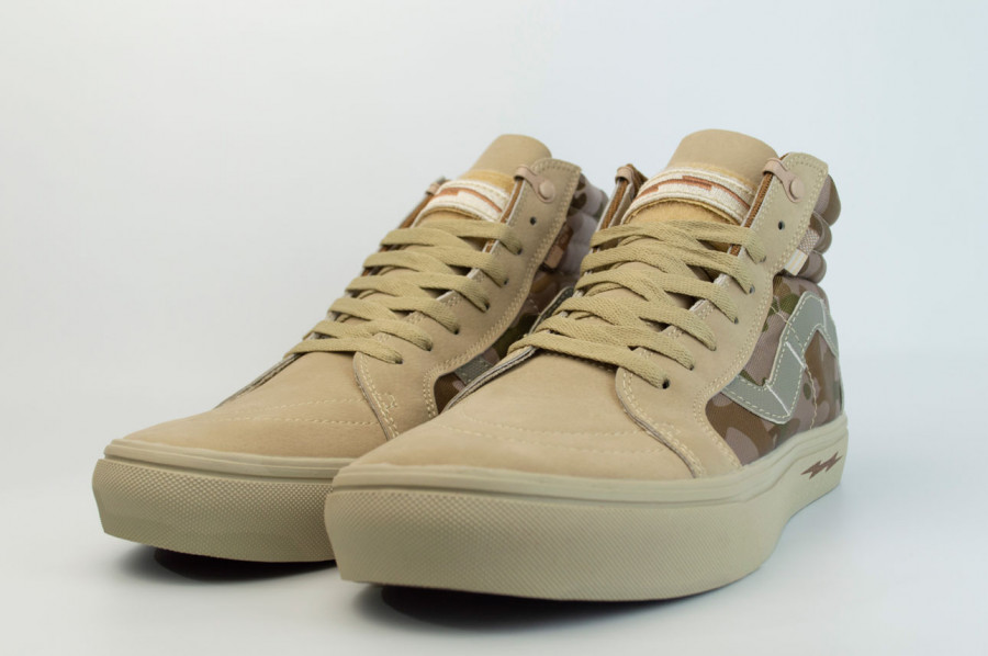 Кеды Vans SK8-Hi Camo Green