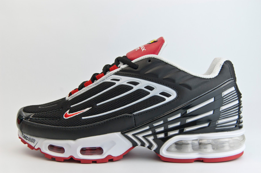 кроссовки Nike Air Max Plus 3 Tn Black / Red / White