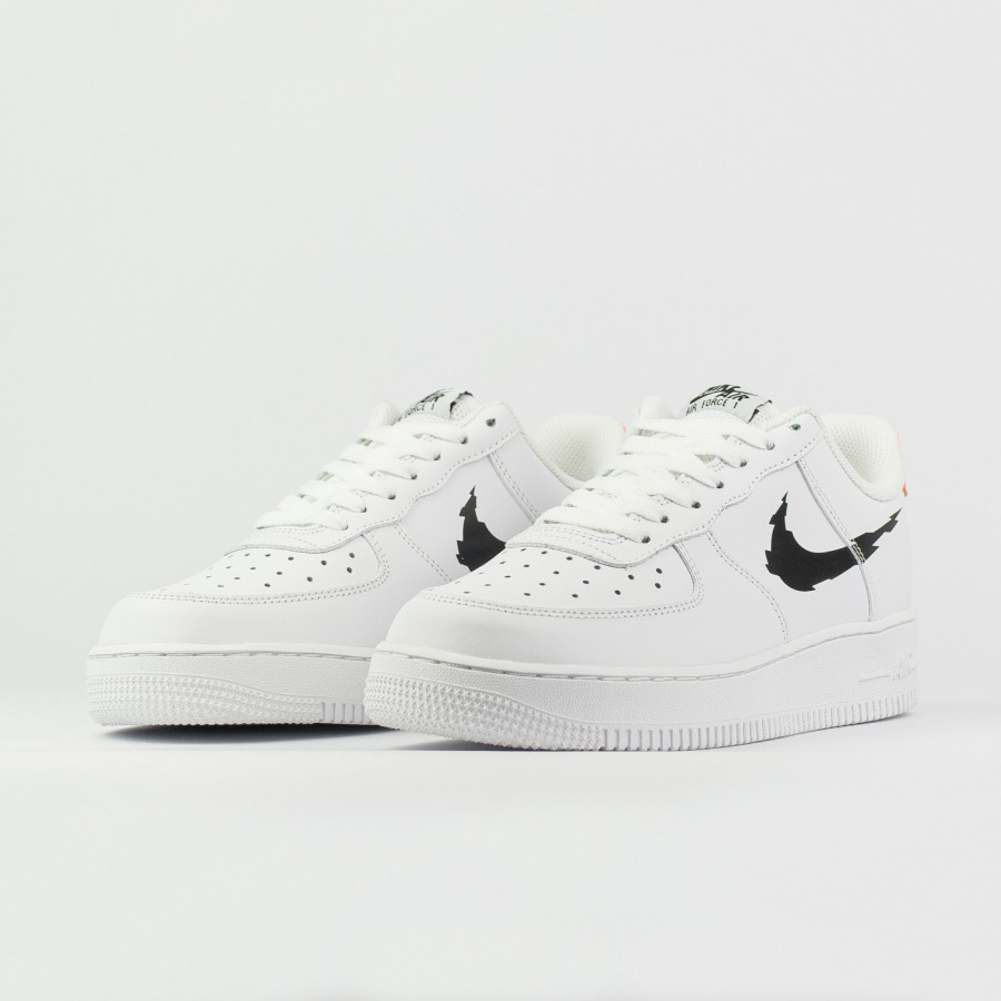 кроссовки Nike Air Force 1 Low White / Black / Orange