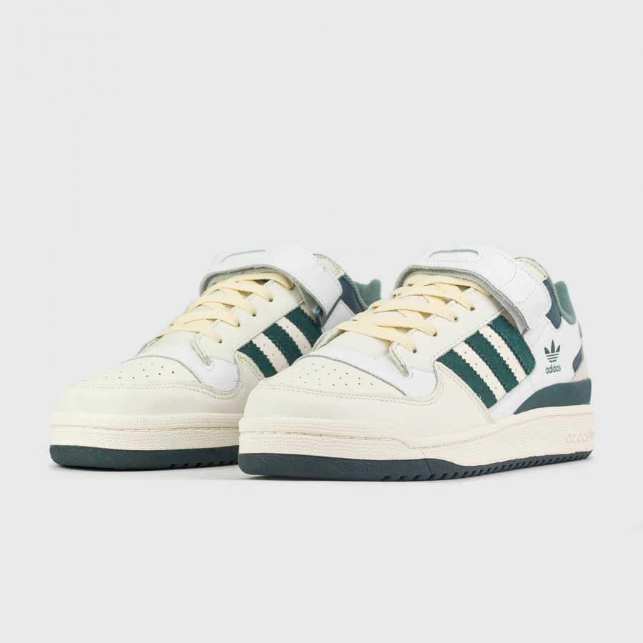 кроссовки Adidas Forum Low White / Green