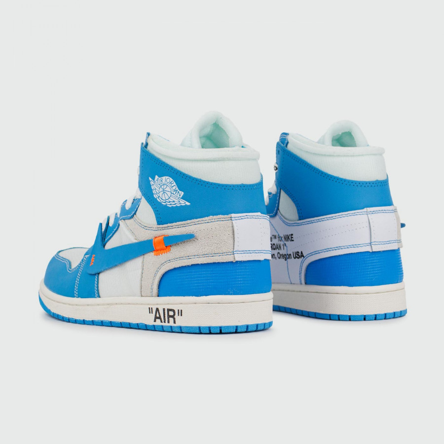 кроссовки Nike Air Jordan 1 UNC x Off-White