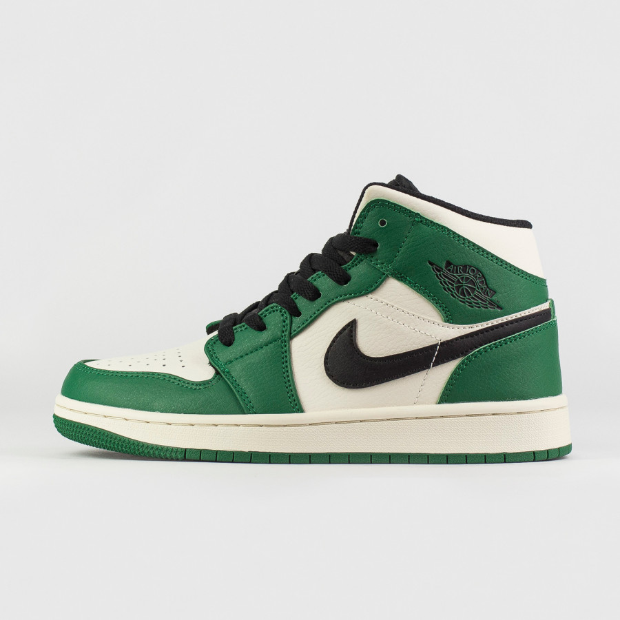 кроссовки Nike Air Jordan 1 Wmns Green / White