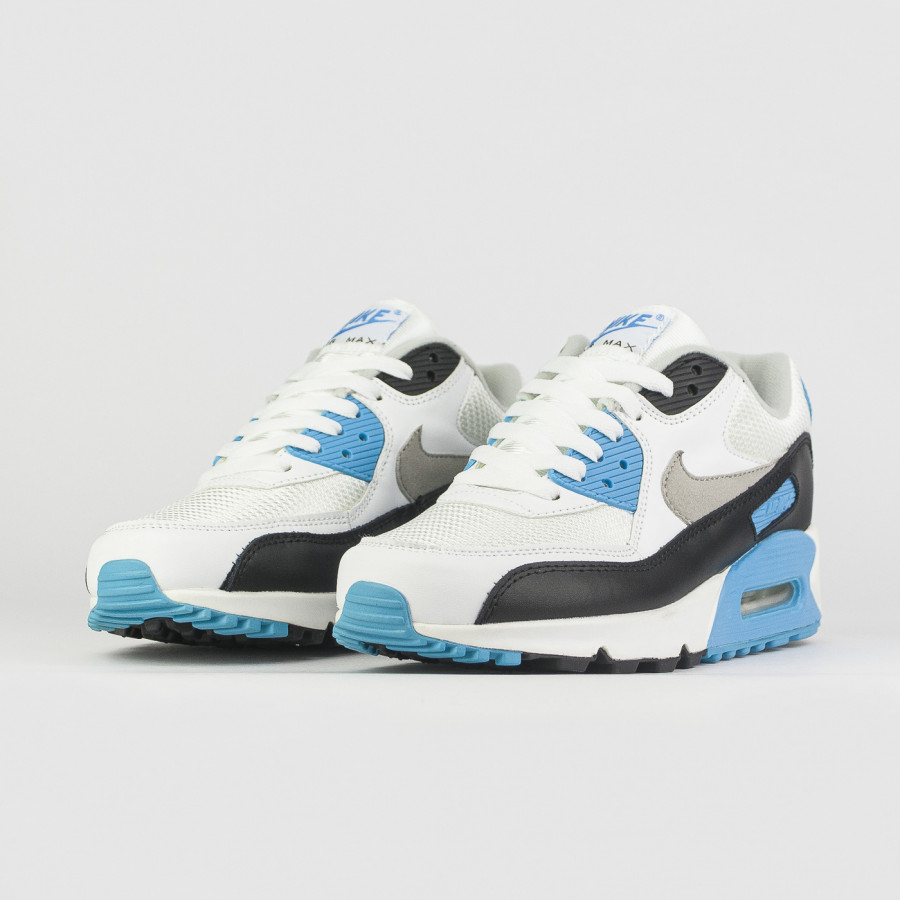 кроссовки Nike Air Max 90 White Blue / Black