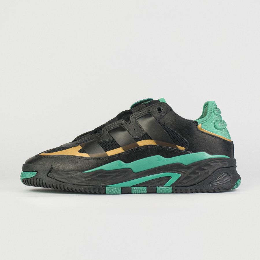 кроссовки Adidas Niteball Black / Green Ftwr. new