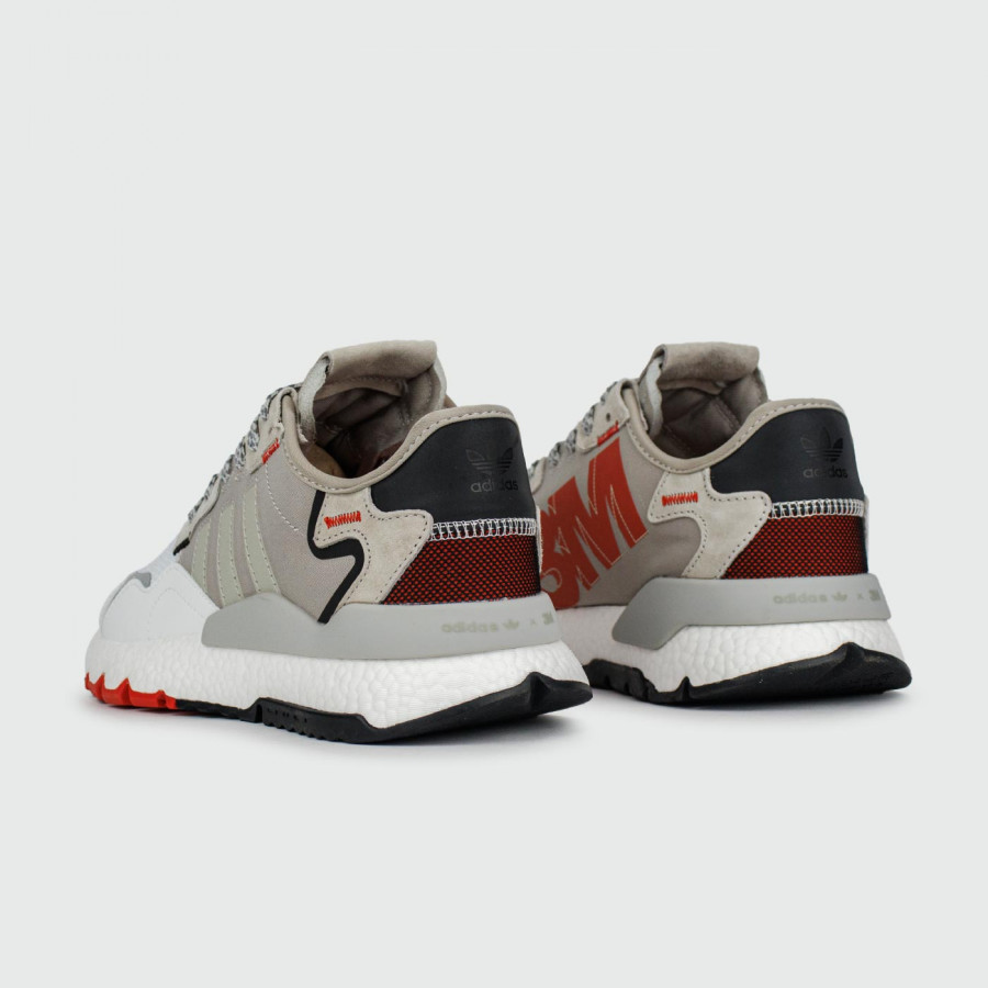 кроссовки Adidas Nite Jogger White Grey