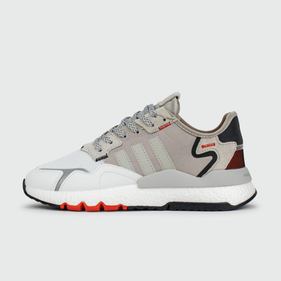 кроссовки Adidas Nite Jogger White Grey