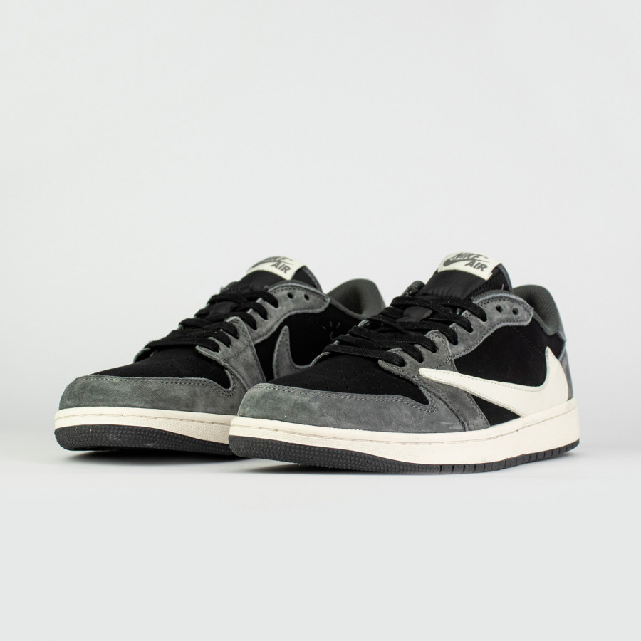 кроссовки Air Jordan 1 Low x Travis Scott Dark Grey