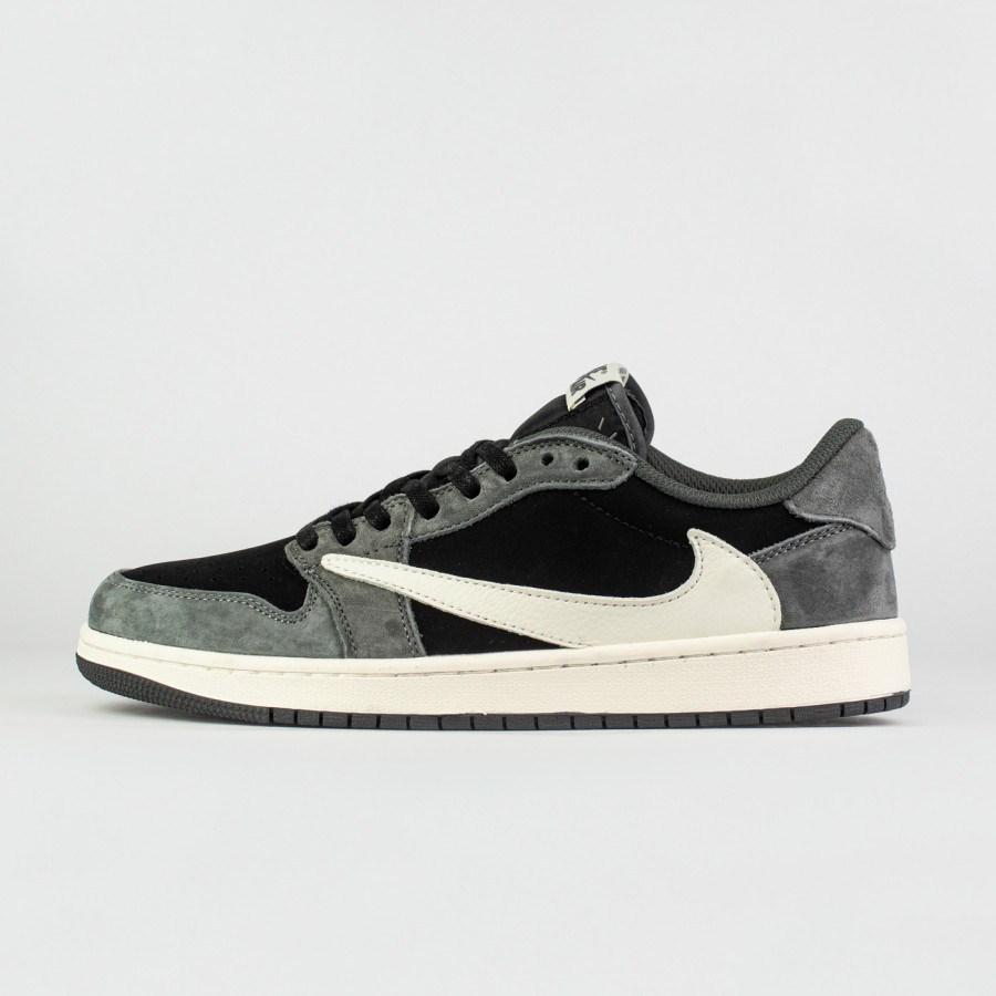 кроссовки Air Jordan 1 Low x Travis Scott Dark Grey