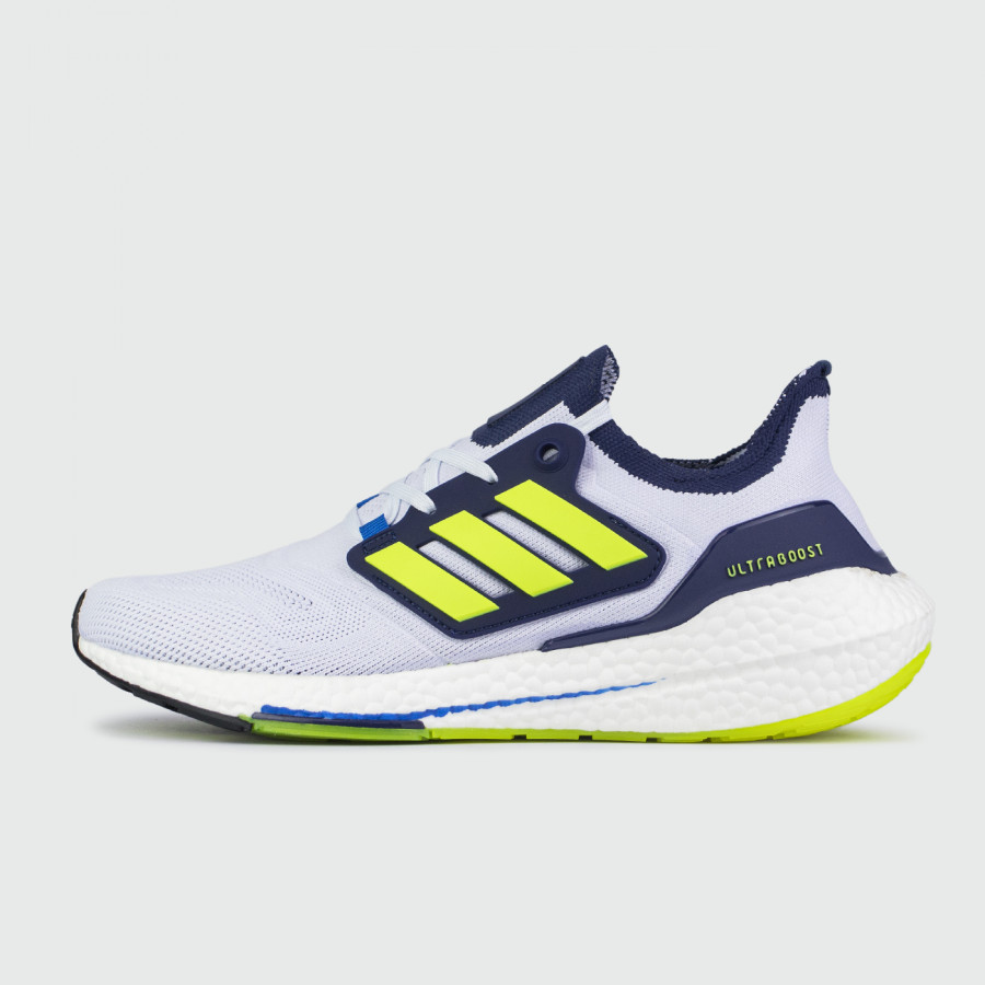 кроссовки Adidas Ultraboost 22 White / Blue / Yellow