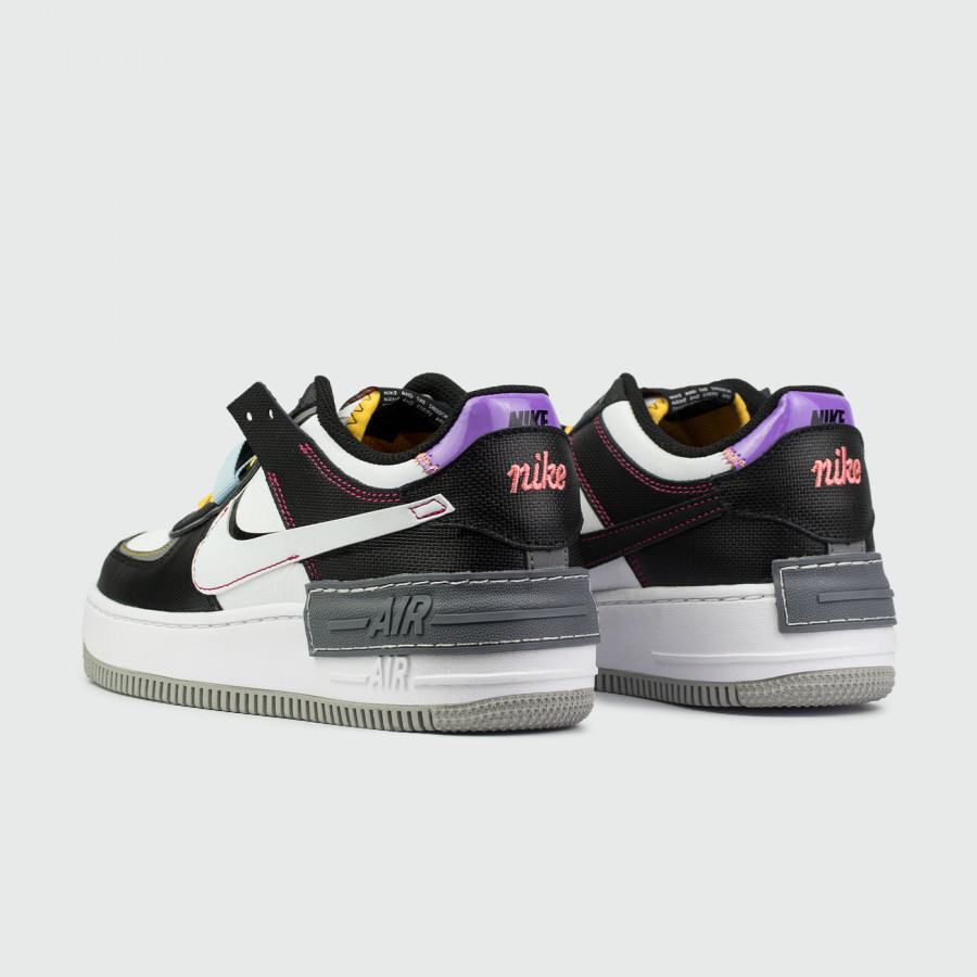 кроссовки Nike Air Force 1 Wmns Shadow Black / White