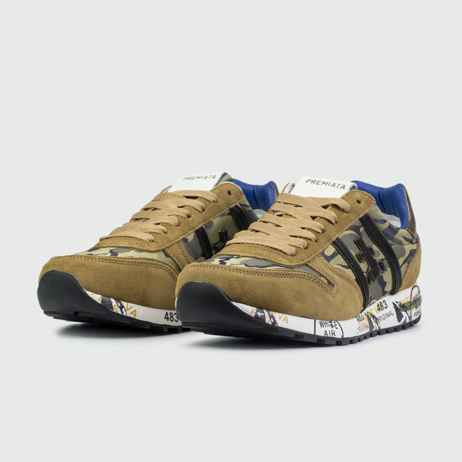 кроссовки Premiata Lander Brown Grey