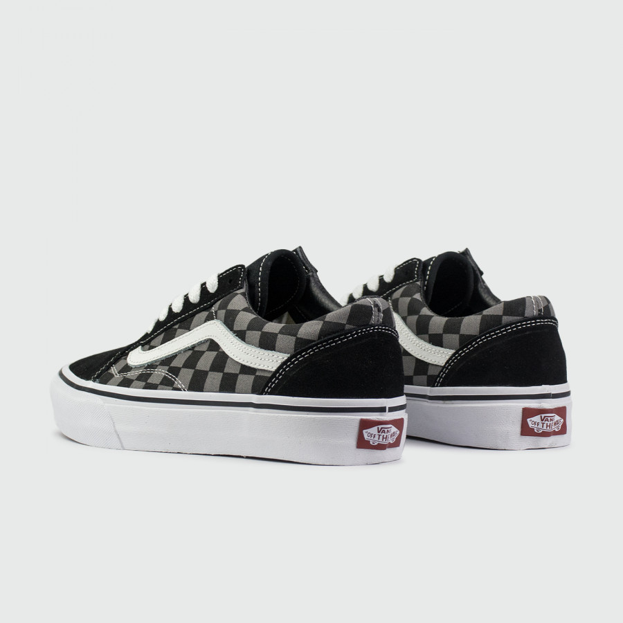 кеды Vans Old Skool Black Chess / White