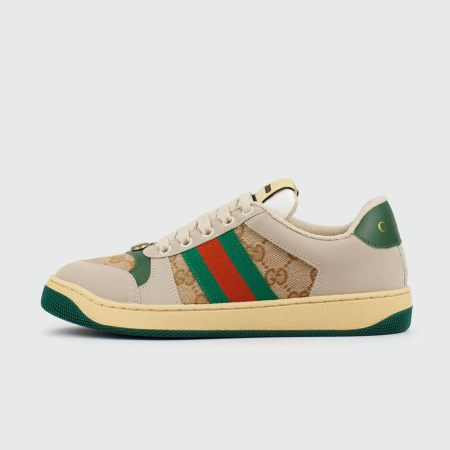 кроссовки GUCCI Screener Canvas Green