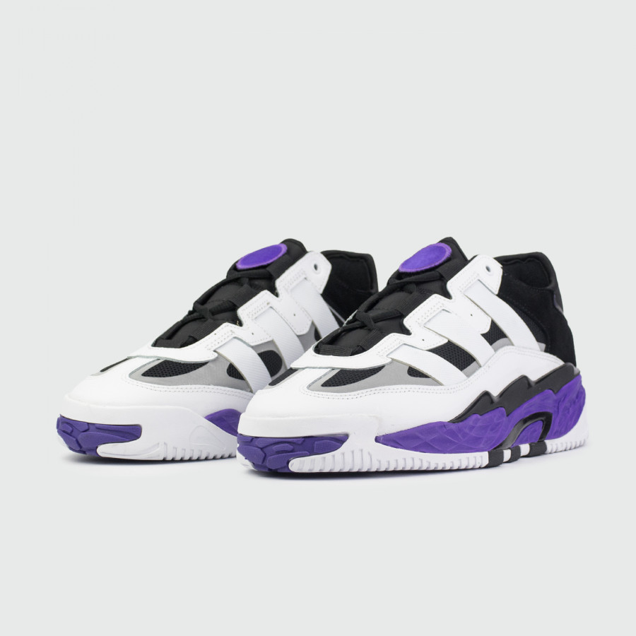 кроссовки Adidas Niteball Wmns White / Purple