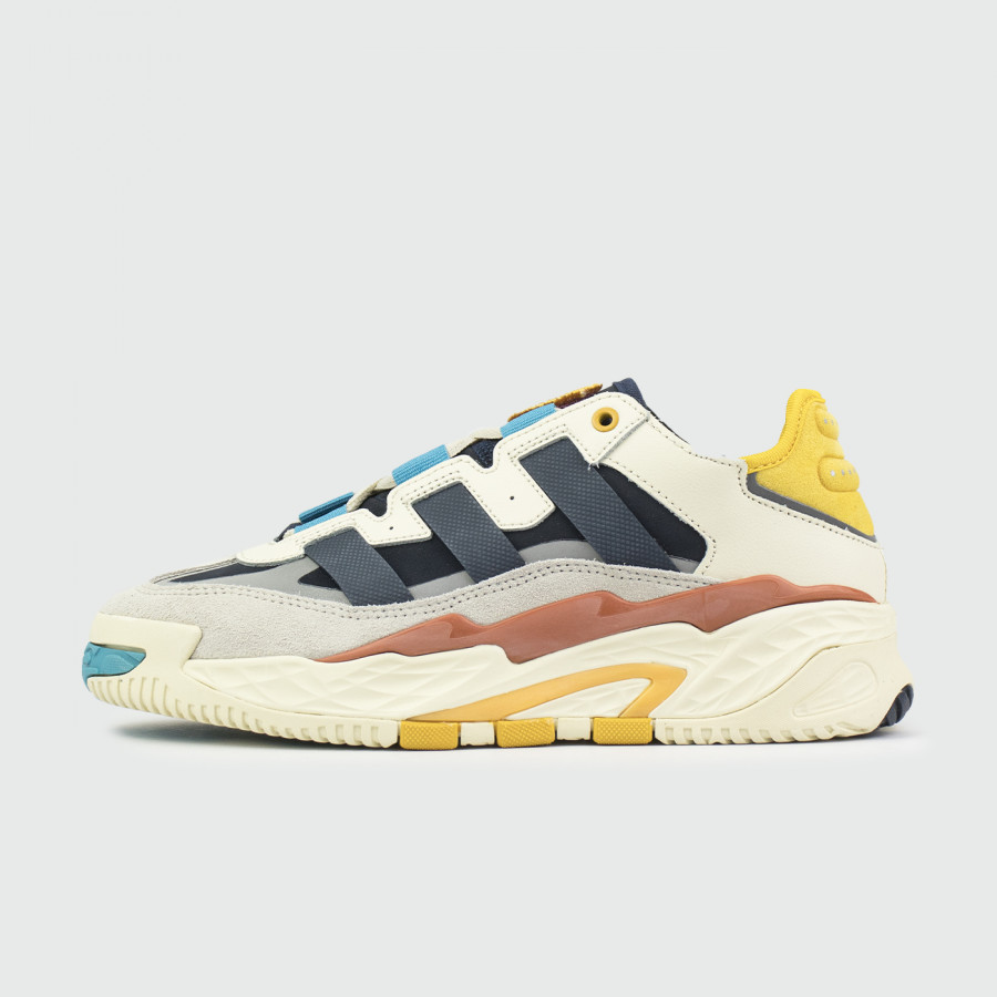 кроссовки Adidas Niteball Wmns Cream / Cyan / Navy