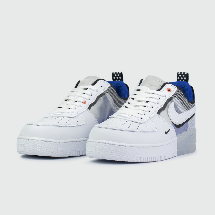 кроссовки Nike Air Force 1 Low React Wmns Split White Blue