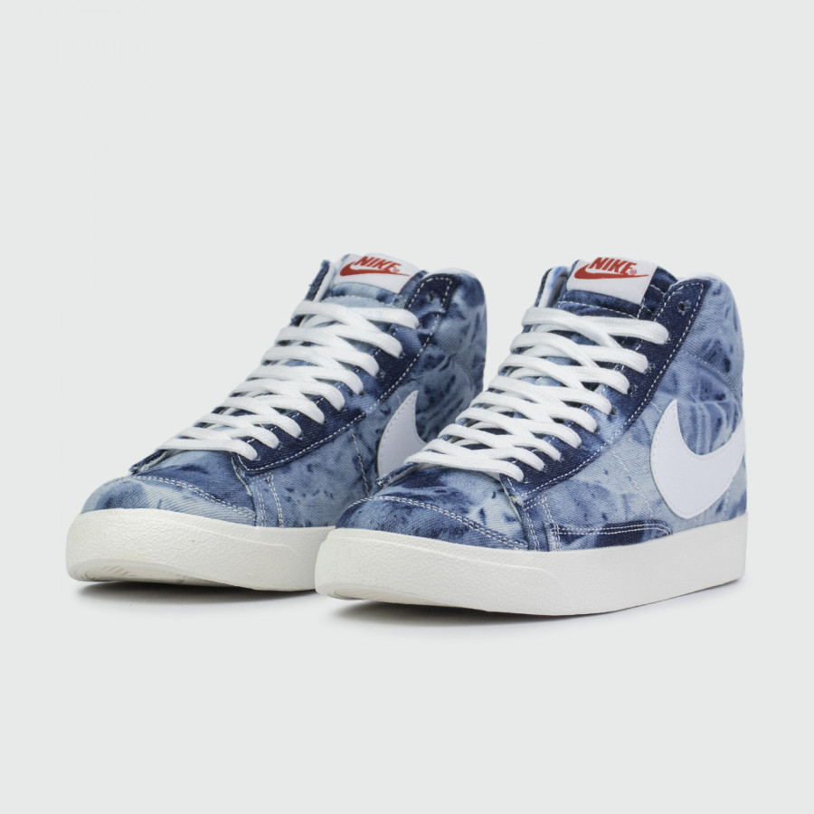 кроссовки Nike Blazer Mid 77 Washed Denim Blue