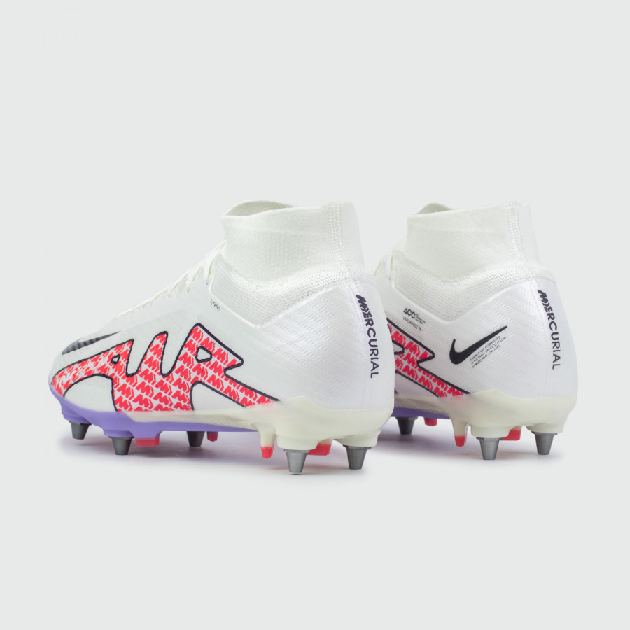 бутсы Nike Air Zoom Mercurial Superfly IX Elite SG White