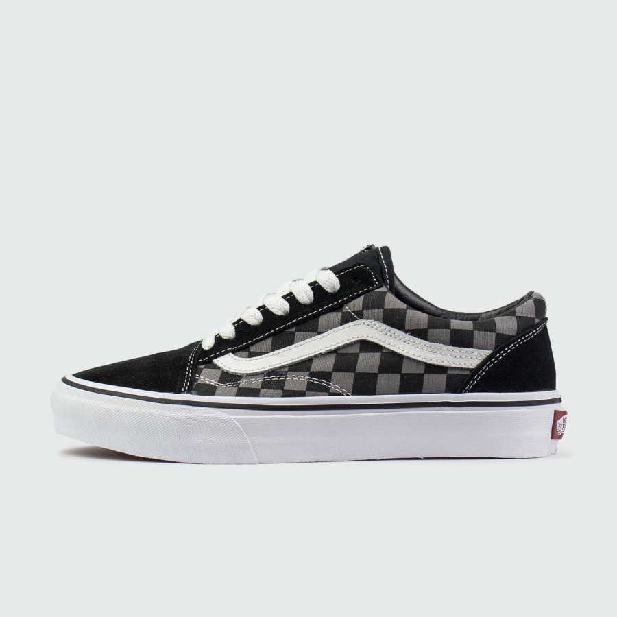 кеды Vans Old Skool Wmns Black Chess / White