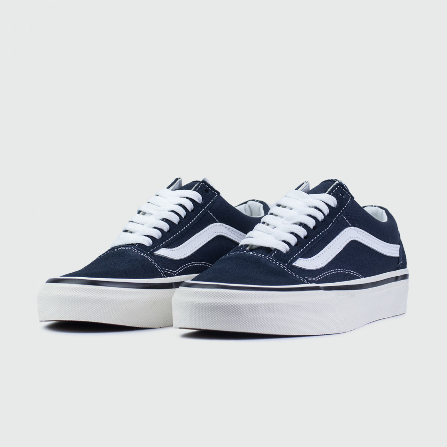 кеды Vans Old Skool Wmns Navy / White