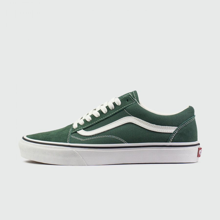 кеды Vans Old Skool Wmns Green / White
