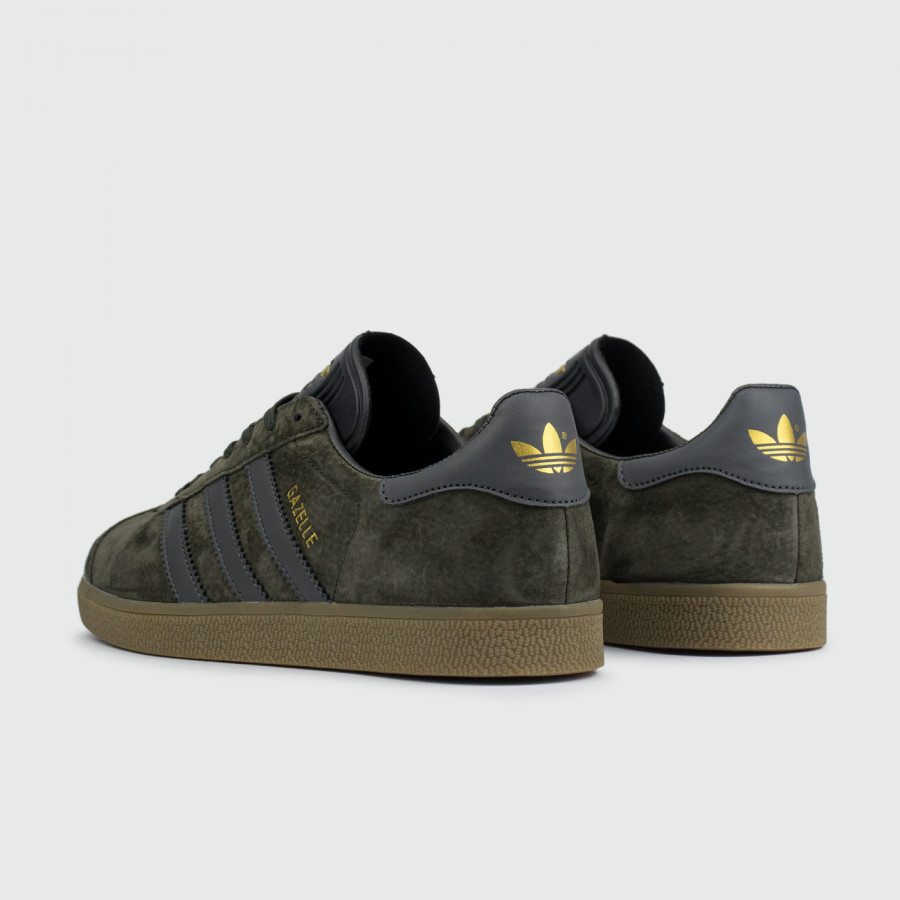 кроссовки Adidas Gazelle Dark Grey / Gum