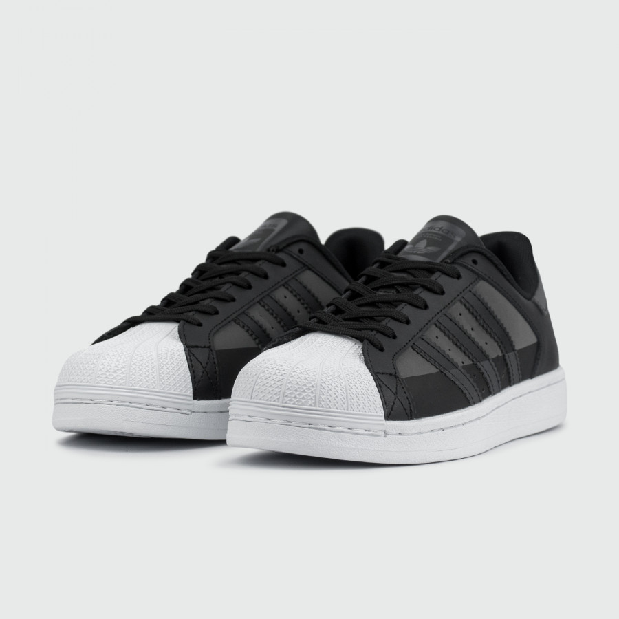 кроссовки Adidas SuperStar Wmns Black Grey / White