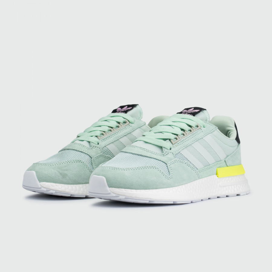 кроссовки Adidas ZX 500 Boost Mint / White