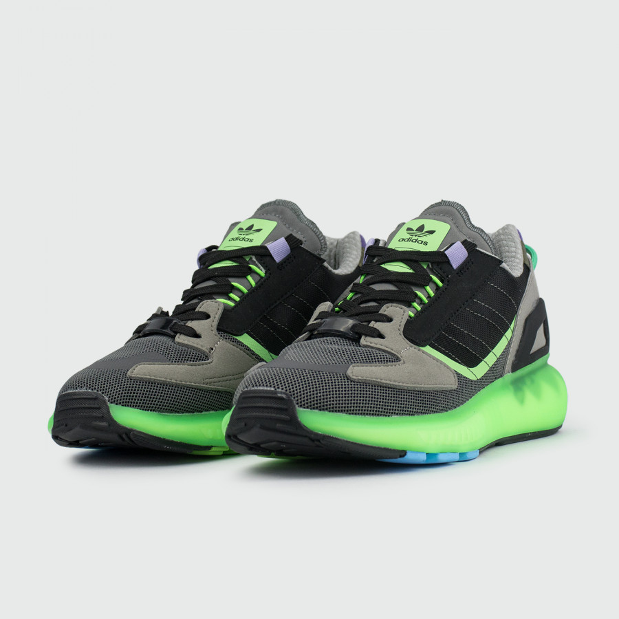 кроссовки Adidas ZX 5K Boost Grey / Green