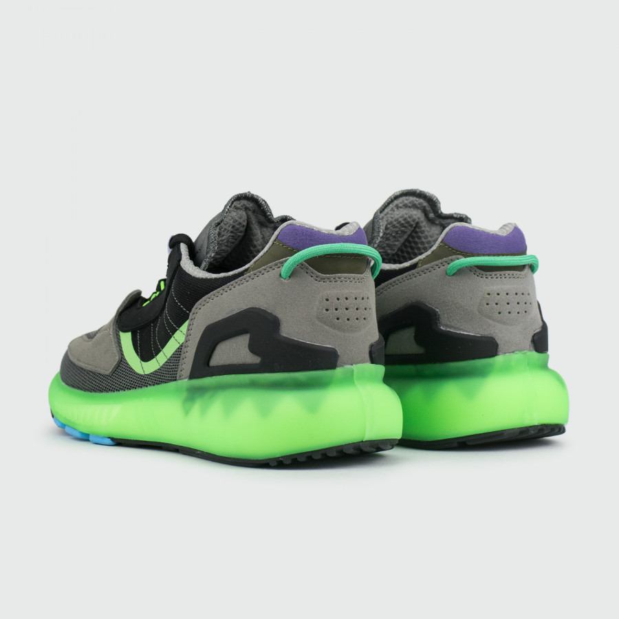 кроссовки Adidas ZX 5K Boost Grey / Green