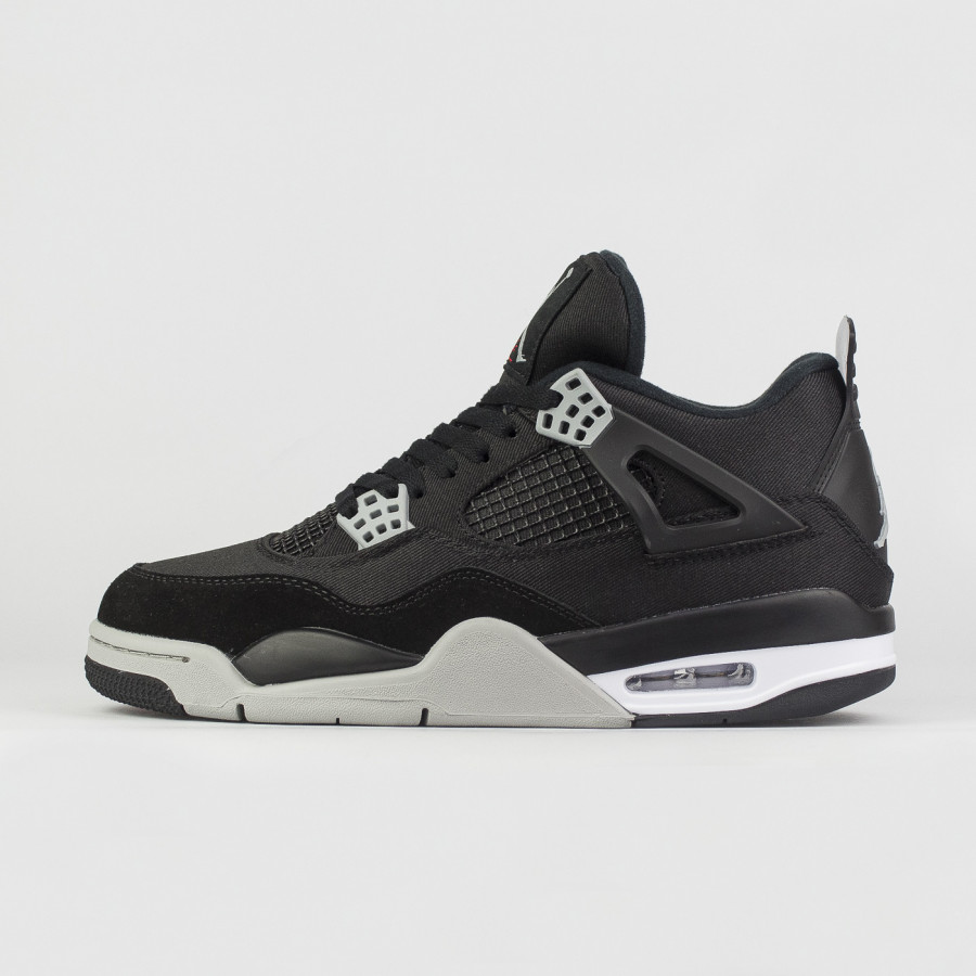 кроссовки Nike Air Jordan 4 Wmns Black Canvas Qual.