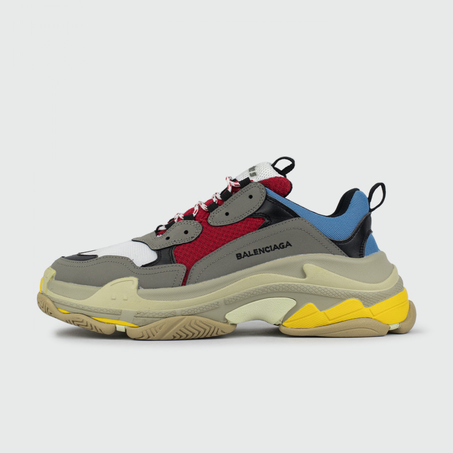 кроссовки Balenciaga Triple S Grey / Red / Blue / Yellow