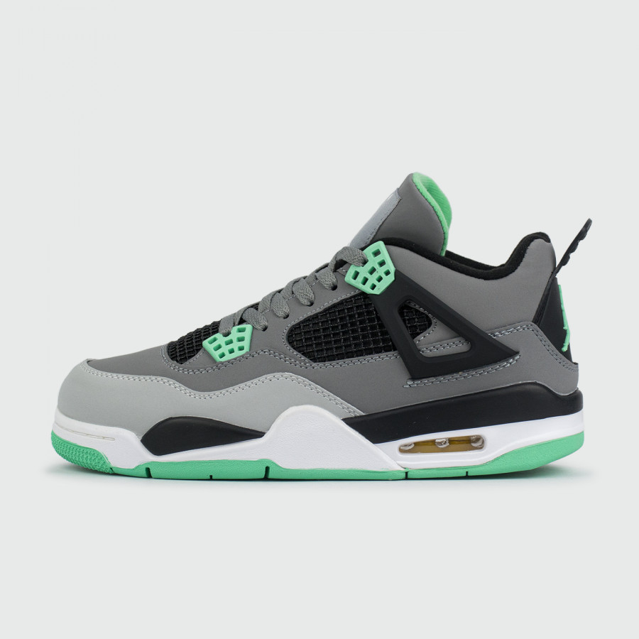 кроссовки Nike Air Jordan 4 Retro Green Glow Qual.