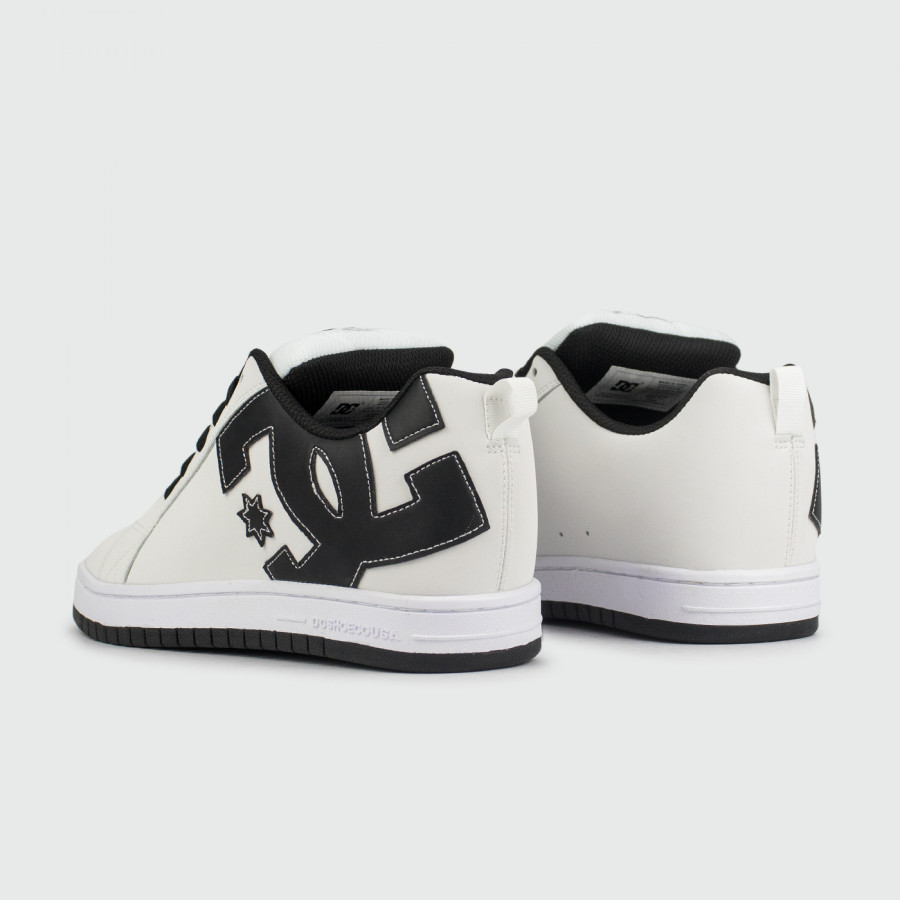 кеды DC Shoes Court Graffik White / Logo Black