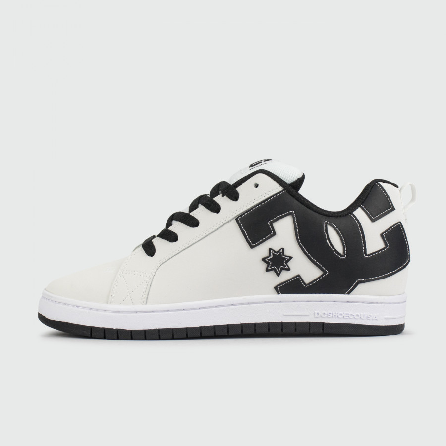 кеды DC Shoes Court Graffik White / Logo Black