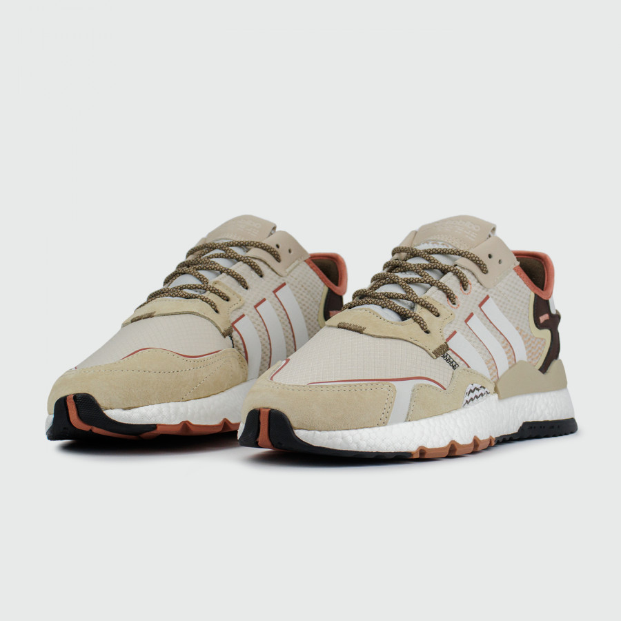 кроссовки Adidas Nite Jogger Beige / Wh.