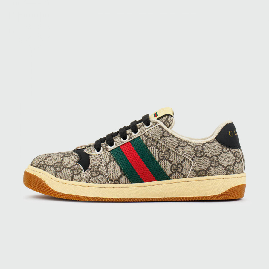 кроссовки GUCCI Screener Beige Ebony