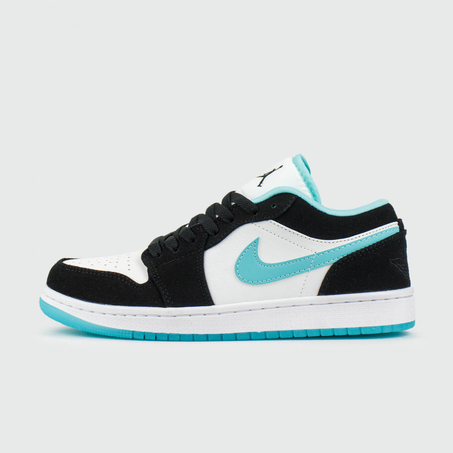 кроссовки Nike Air Jordan 1 Low White Black Mynt Sw. Wmns