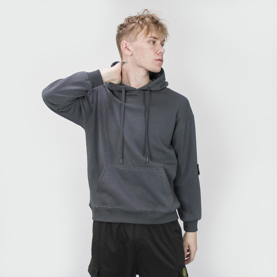 Худи Stone Island Grey