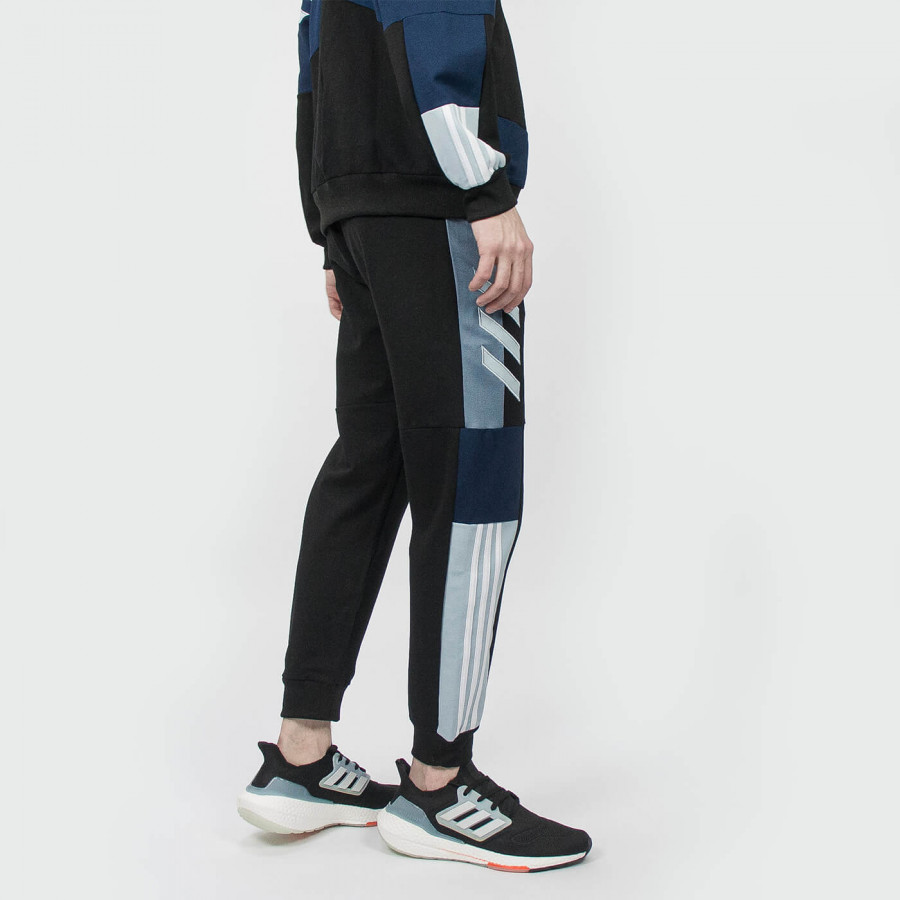 Брюки спортивные Adidas Black Grey