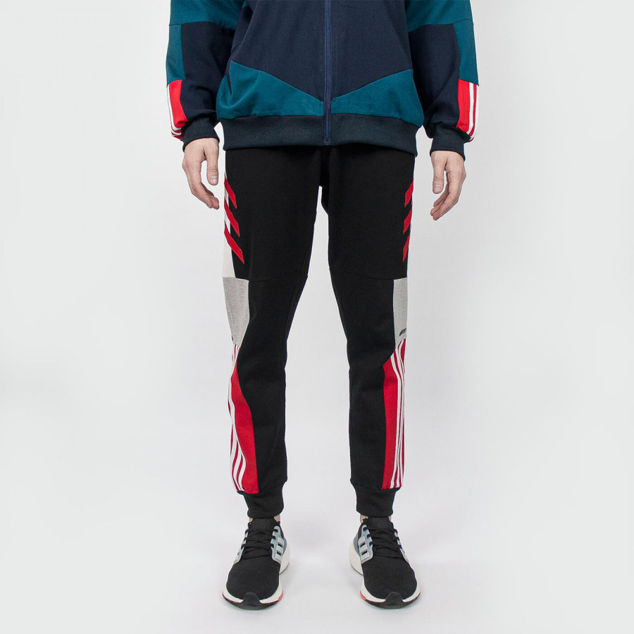 Брюки спортивные Adidas Black Red