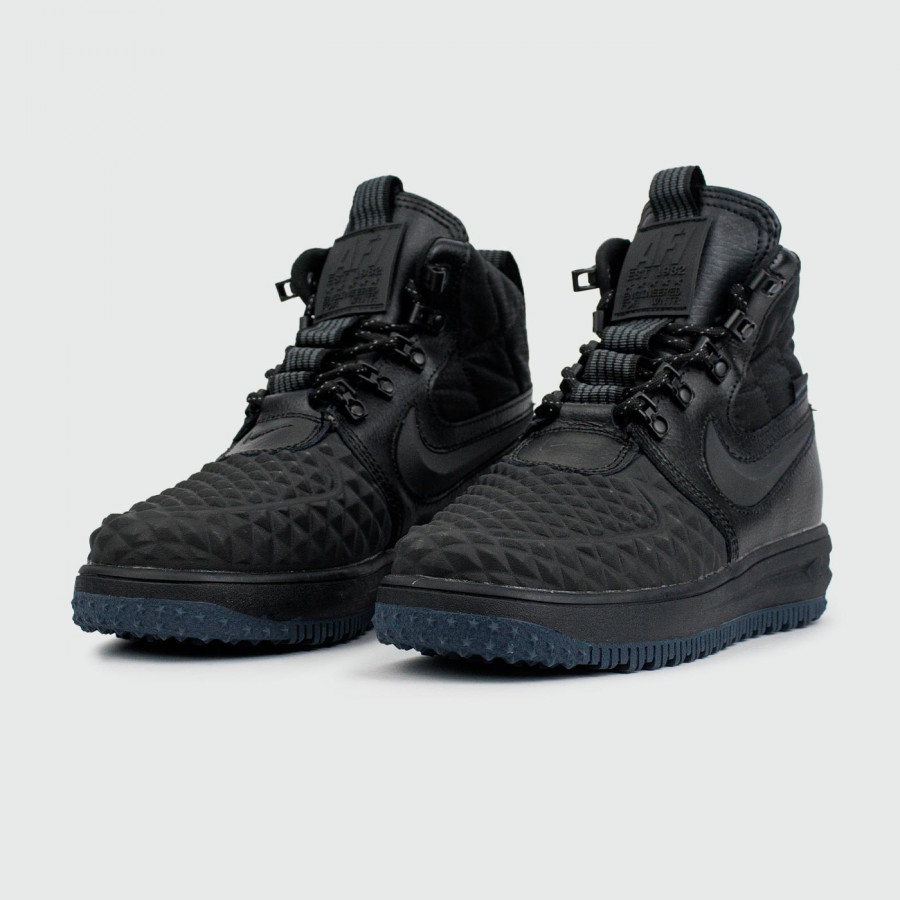 кроссовки Nike Lunar Force 1 Duckboot 17 Triple Black Wmns