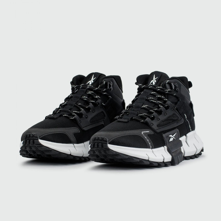 кроссовки Reebok Zig Kinetica Mid Black / White
