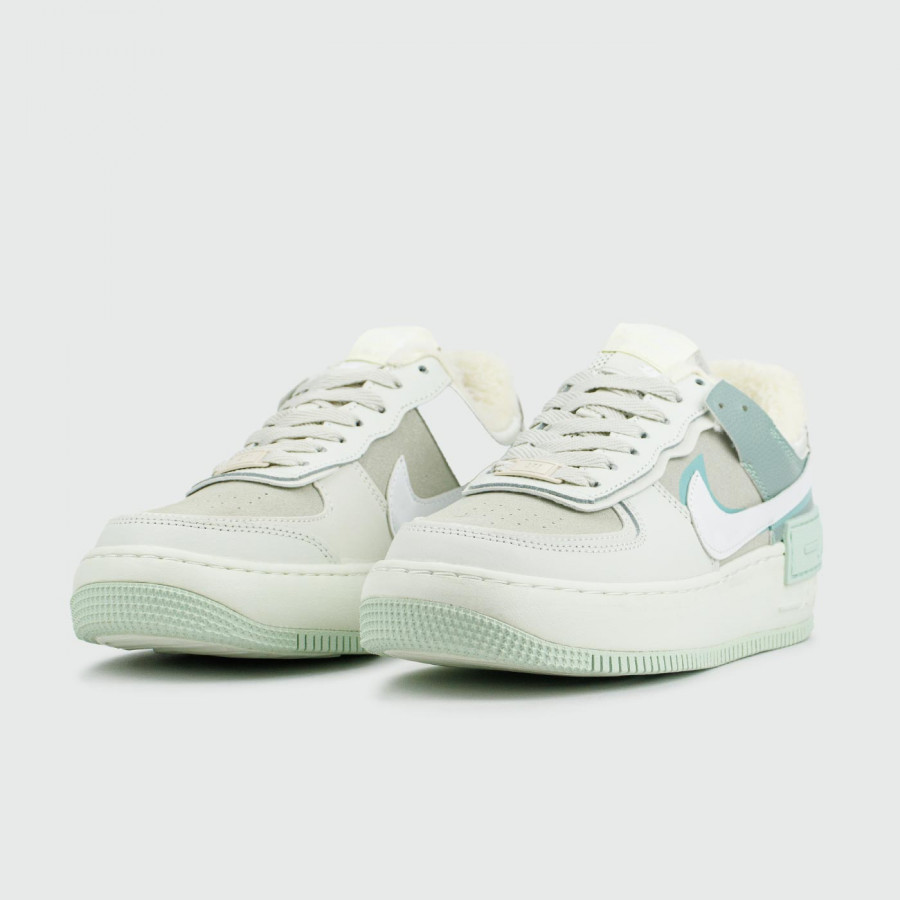 кроссовки Nike Air Force 1 Shadow with Fur Mint