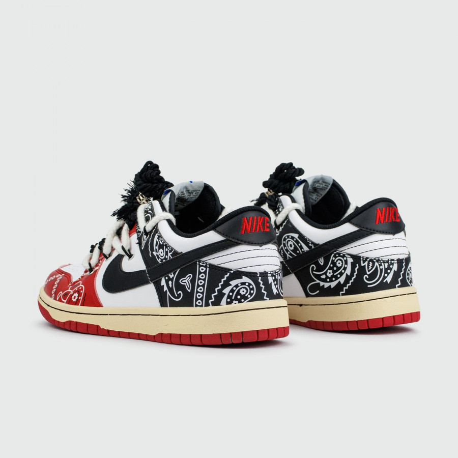 кроссовки Nike Dunk Low Black Wh. Red