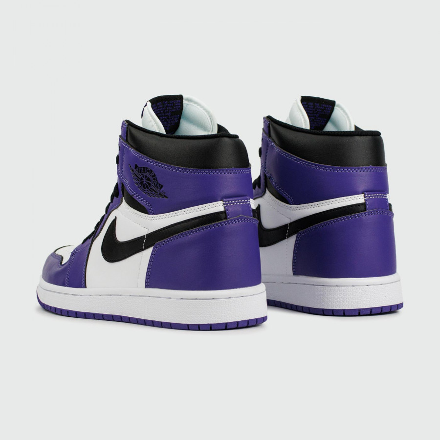 кроссовки Air Jordan 1 High Purple White