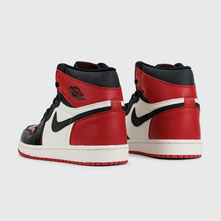 кроссовки Nike Air Jordan 1 Bred Toe 2018 new