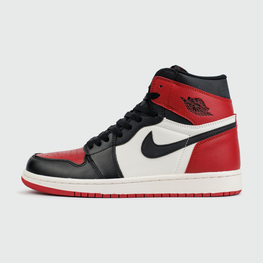 кроссовки Nike Air Jordan 1 Bred Toe 2018 new